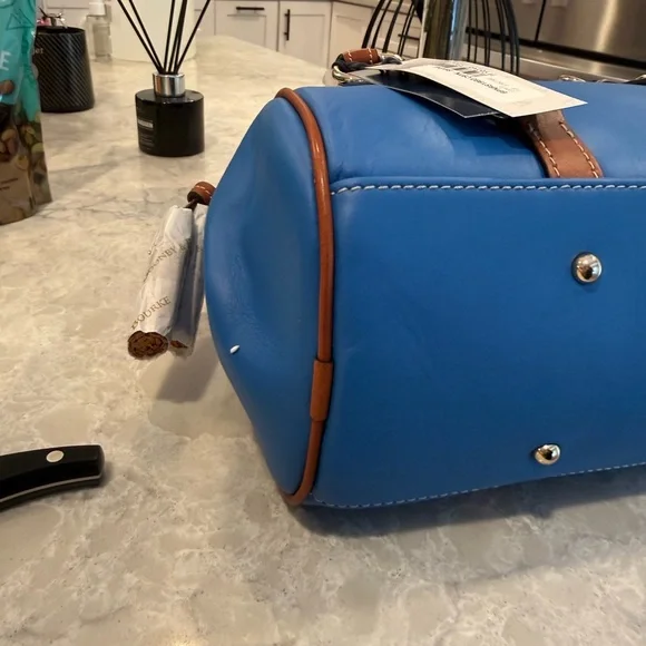 Dooney and Bourke cobalt satchel - Picture 9 of 16